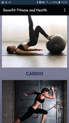 Benefit Fitness & Health android App screenshot 1